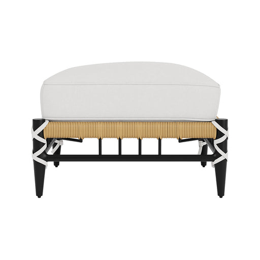 Lloyd Flanders Low Country Ottoman in Natural Finish