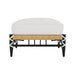 Lloyd Flanders Low Country Ottoman in Natural Finish