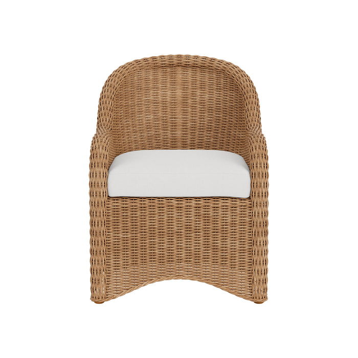 Lloyd Flanders Tobago Dining Armchair, front view