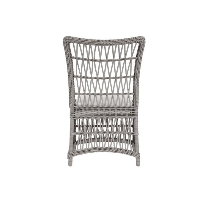 Lloyd Flanders Mackinac Armless Dining Chair, back view