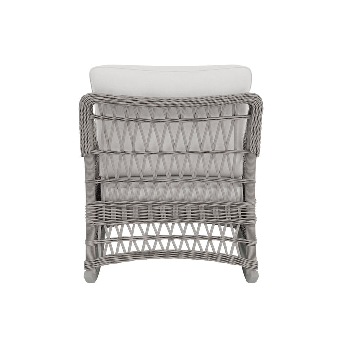 Lloyd Flanders Mackinac Lounge Rocker, back view