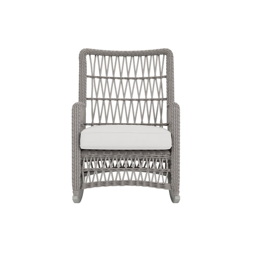 Lloyd Flanders Mackinac High Back Porch Rocker, front view