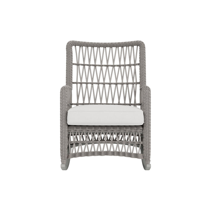 Lloyd Flanders Mackinac High Back Porch Rocker, front view