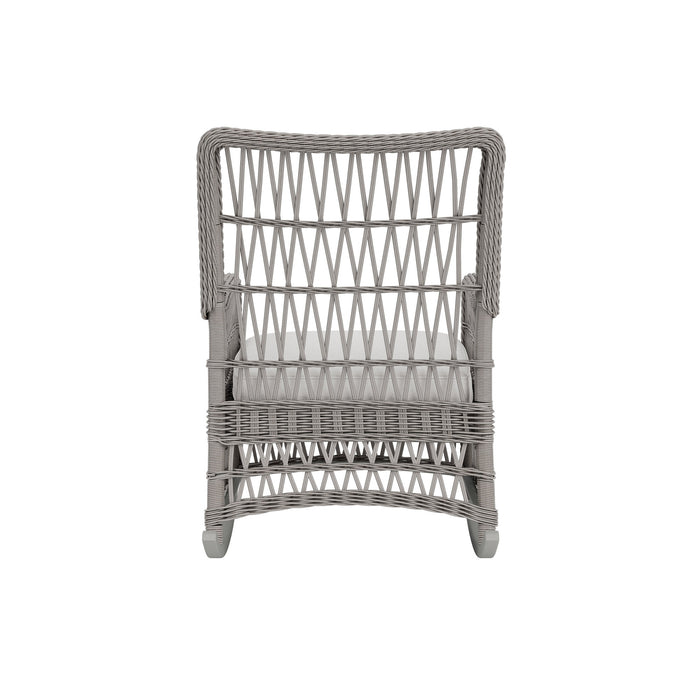 Lloyd Flanders Mackinac High Back Porch Rocker, back view