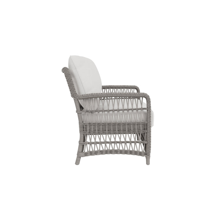 Lloyd Flanders Mackinac Loveseat, side view