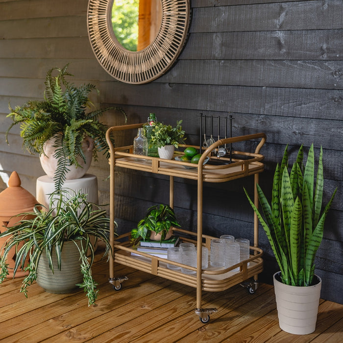 Lloyd Flanders Riviera Bar Cart