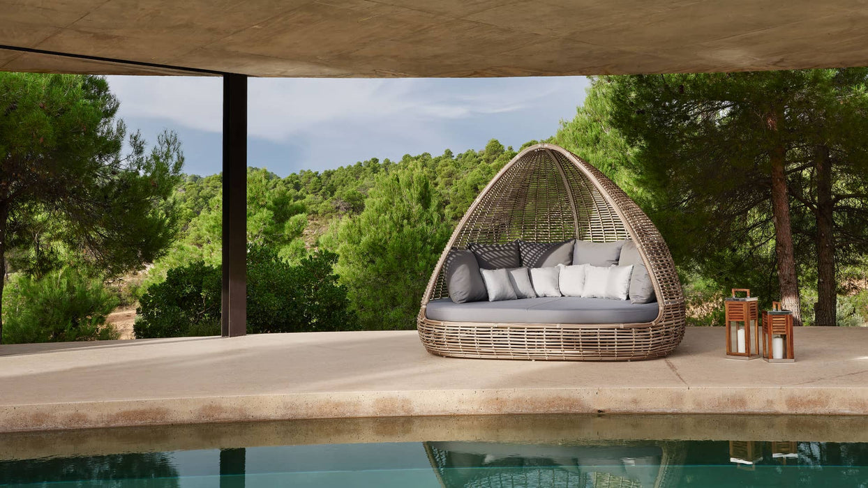 Skyline Design Shade Daybed with Sunbrella Cushions