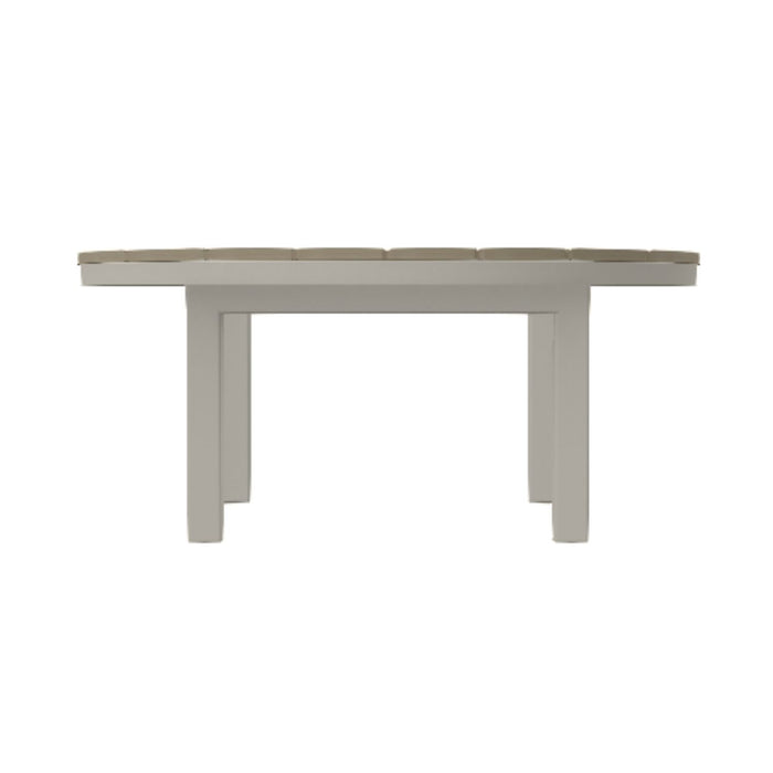 Telescope Casual Rustic Polymer Coffee Height Parson Table With 42" Round Table Top