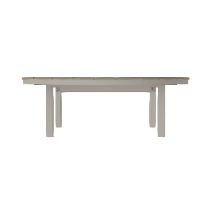 Telescope Casual Rustic Polymer Coffee Table Height Table With 54" Round Table Top