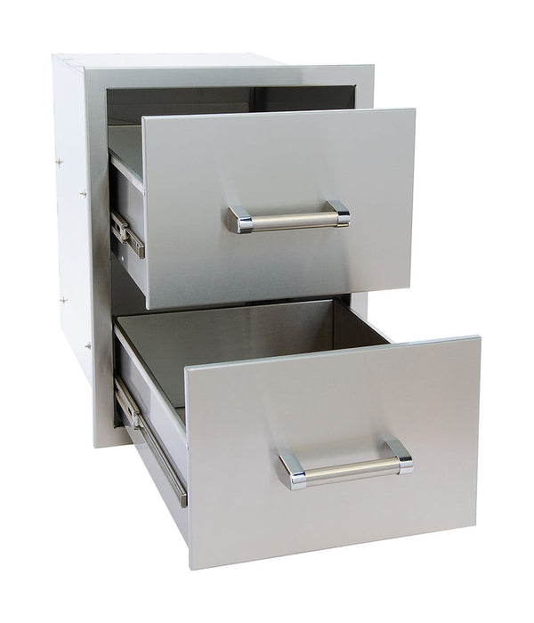 Kokomo Outdoor Kitchen Stainless Steel Double Drawer