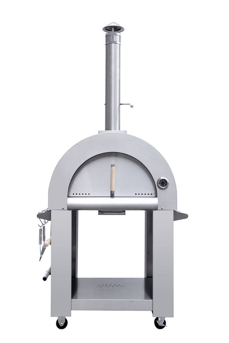 Kokomo 32” Wood Fired Stainless Steel Pizza Oven