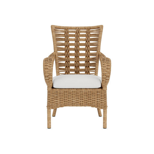 Lloyd Flanders Magnolia Dining Armchair, front view