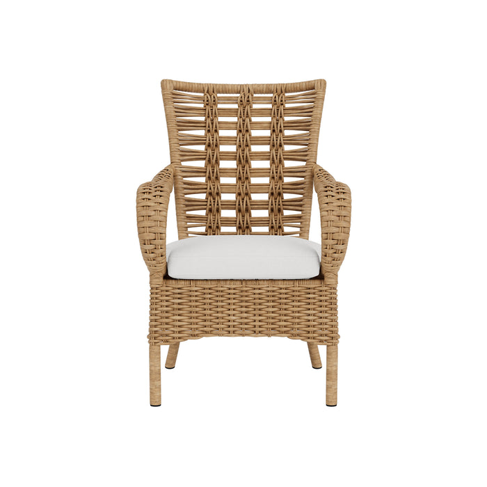 Lloyd Flanders Magnolia Dining Armchair, front view