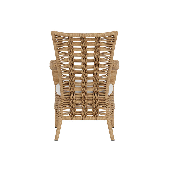 Lloyd Flanders Magnolia Dining Armchair, back view