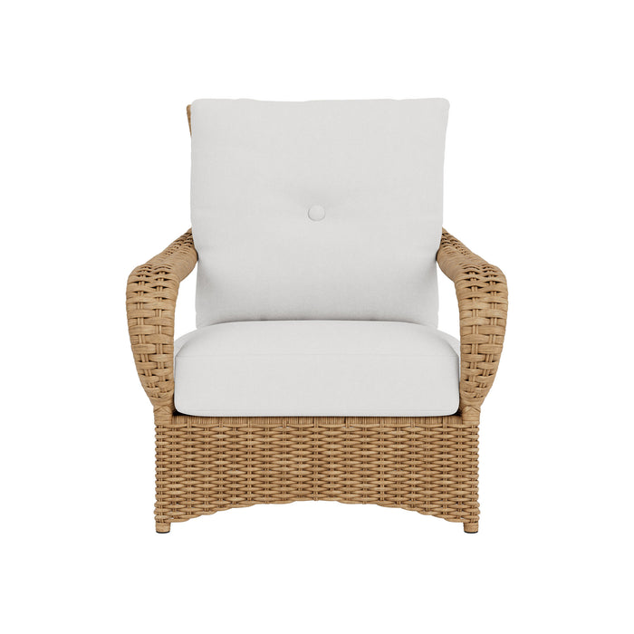 Lloyd Flanders Magnolia Lounge Chair, front view