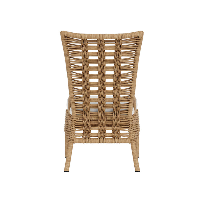 Lloyd Flanders Magnolia Armless Dining Chair, back view
