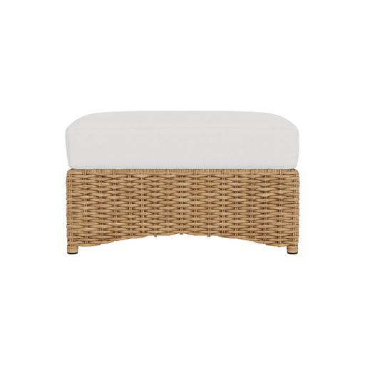 Lloyd Flanders Magnolia Ottoman, front view