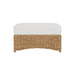 Lloyd Flanders Magnolia Ottoman, front view