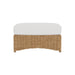 Lloyd Flanders Magnolia Ottoman, back view