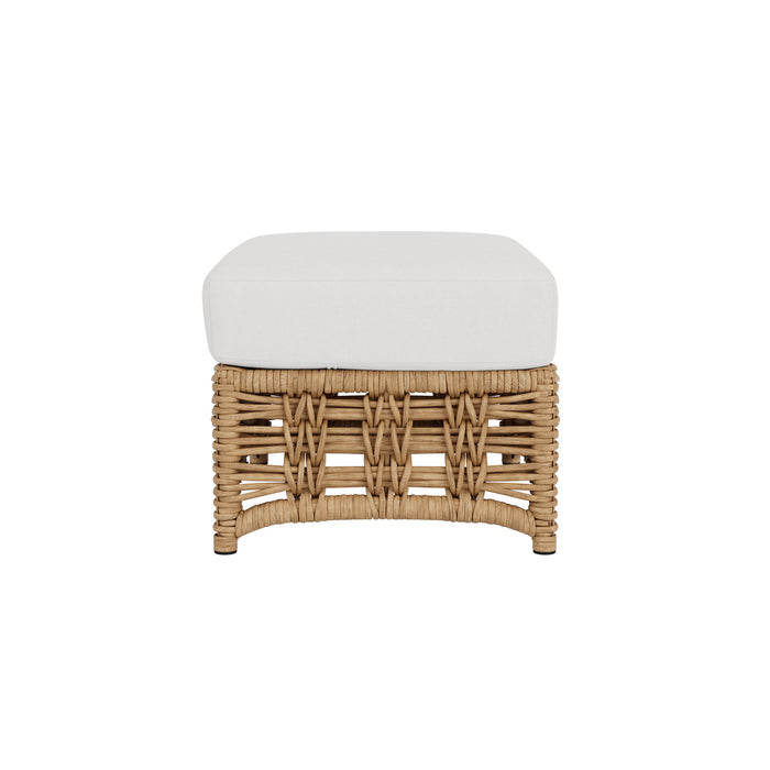 Lloyd Flanders Magnolia Ottoman, side view
