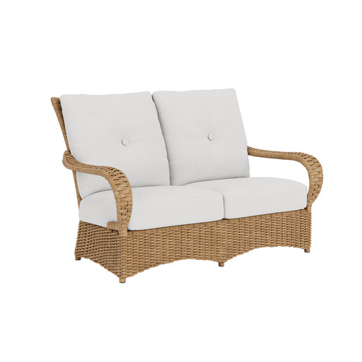 Lloyd Flanders Magnolia Loveseat, three-quarter view
