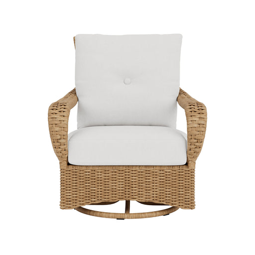 Lloyd Flanders Magnolia Swivel Glider Lounge Chair, front view