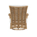 Lloyd Flanders Magnolia Swivel Glider Lounge Chair, back view
