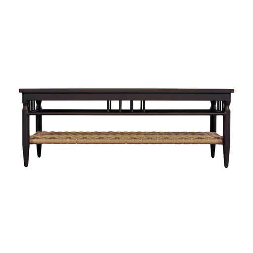 Lloyd Flanders Low Country 49" Rectangular Cocktail Table in Natural Finish