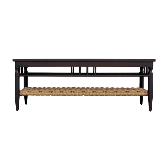 Lloyd Flanders Low Country 49" Rectangular Cocktail Table in Natural Finish