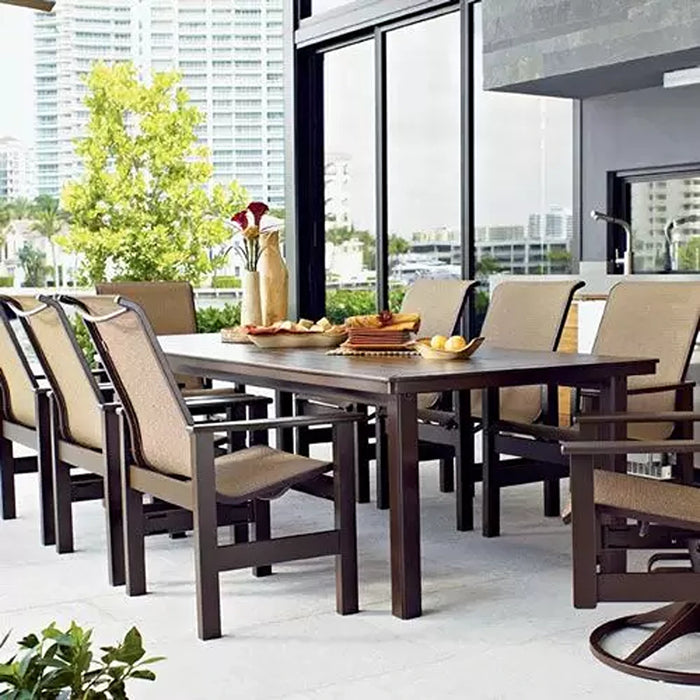 Telescope Casual Bar Height Parson Table With 42" x 84" Rectangular Table Top