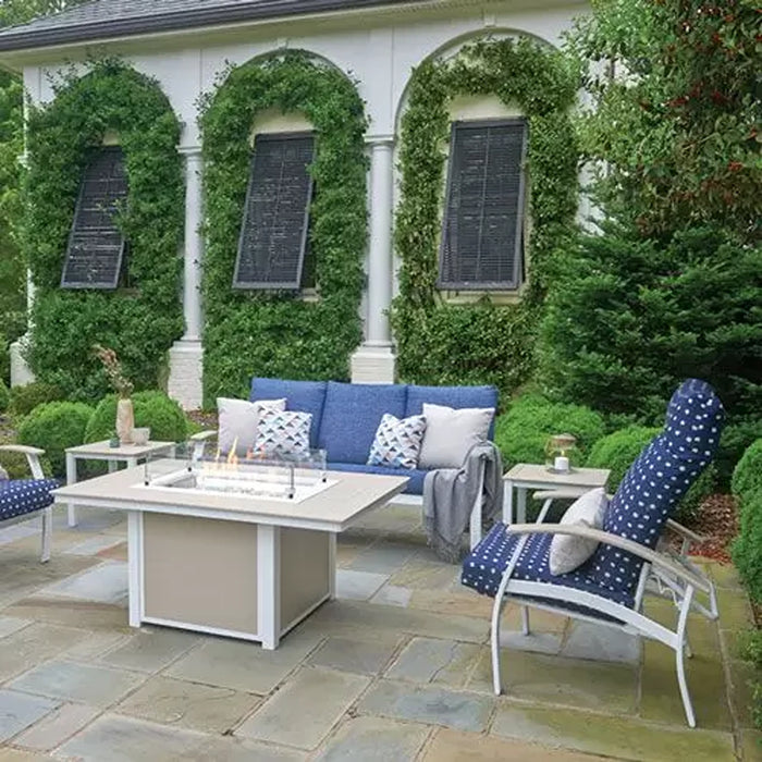 Telescope Casual Belle Isle Deep Seat Cushion Three-Seat Sofa w/ Polymer Accents