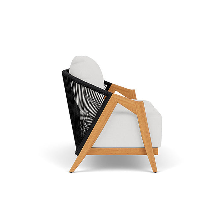 Lloyd Flanders Alpine Loveseat in Natural Teak Finish