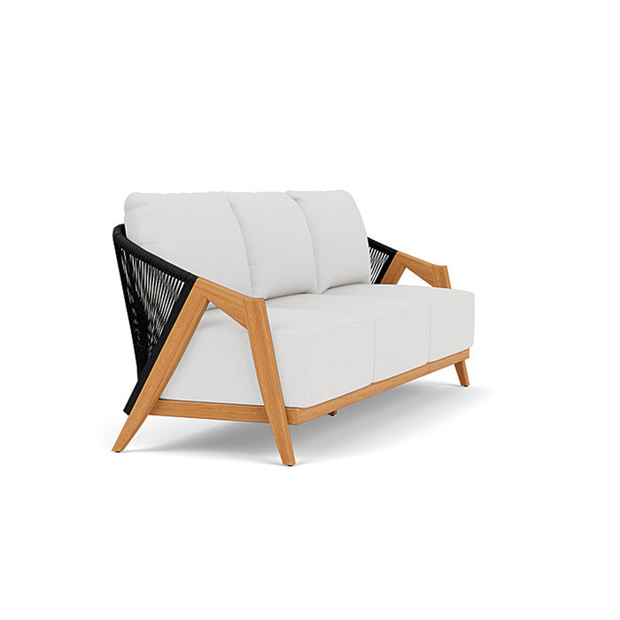 Lloyd Flanders Alpine Sofa in Natural Teak Finish