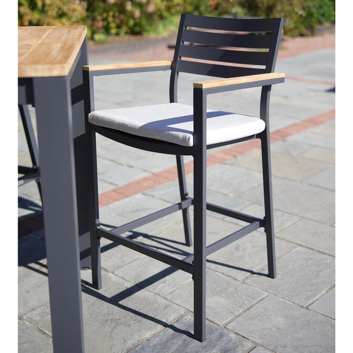 Kettler Elba 5-Piece Bar Set with Arm Chairs