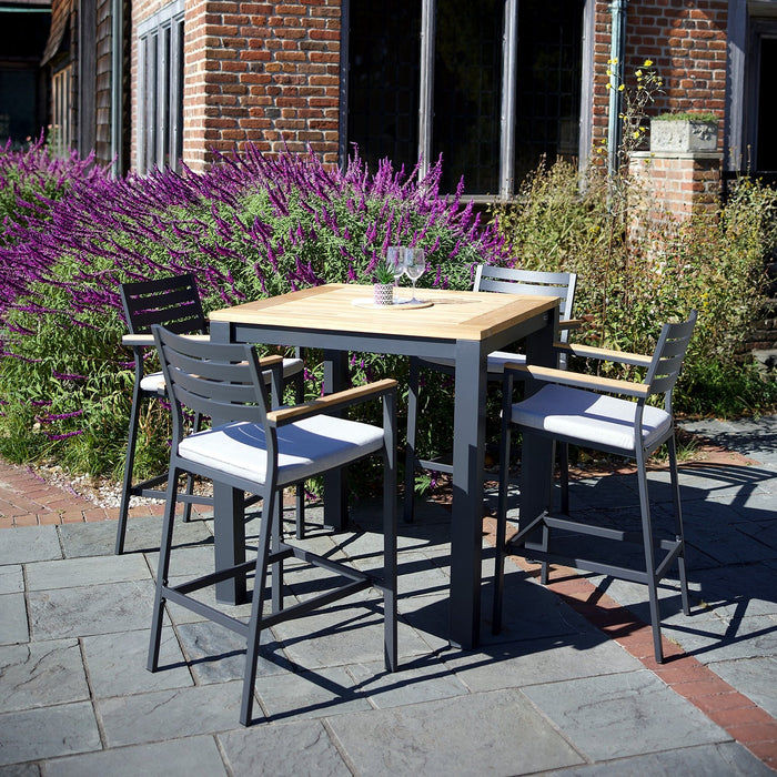 Kettler Elba 5-Piece Bar Set with Arm Chairs