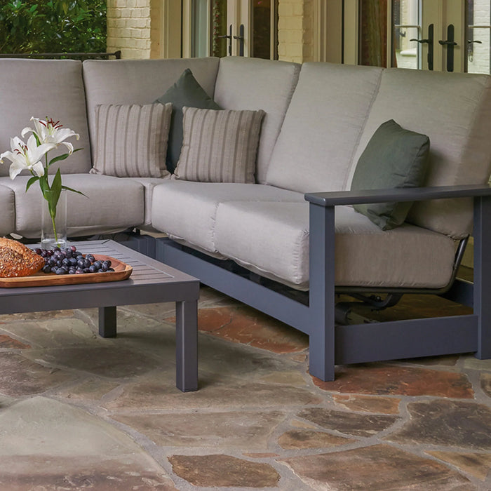 Telescope Casual Leeward Cushion Deep Seat 3-Piece L-Shape Sectional Set