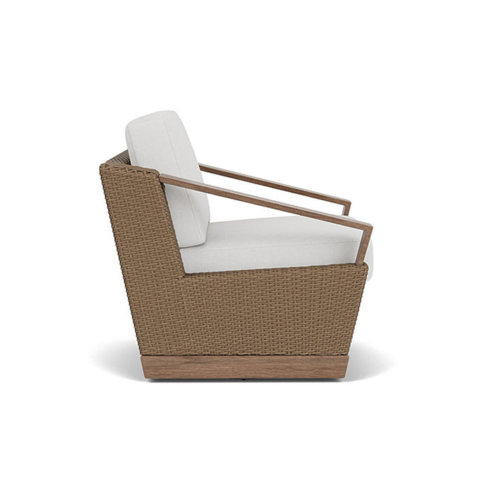 Lloyd Flanders Charisma Swivel Lounge Chair in Brindle Finish