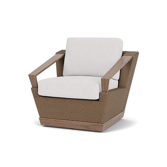 Lloyd Flanders Charisma Swivel Lounge Chair in Brindle Finish
