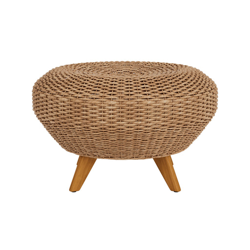 Lloyd Flanders Tobago Ottoman, front view