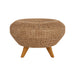 Lloyd Flanders Tobago Ottoman, front view