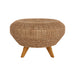 Lloyd Flanders Tobago Ottoman, back view