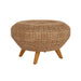 Lloyd Flanders Tobago Ottoman, three-quarter view
