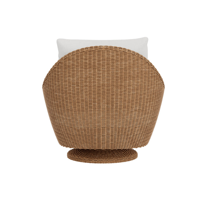 Lloyd Flanders Tobago Swivel Rocker Lounge Chair, back view