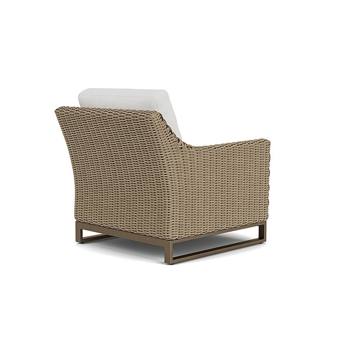 Lloyd Flanders Milan Lounge Chair in Brushwood Finish