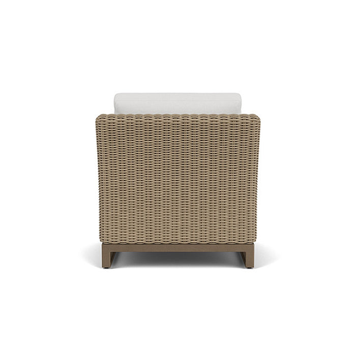 Lloyd Flanders Milan Lounge Chair in Brushwood Finish