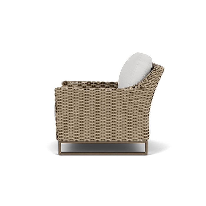 Lloyd Flanders Milan Lounge Chair in Brushwood Finish