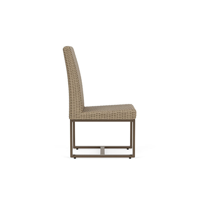 Lloyd Flanders Milan Armless Dining Chair in Brushwood Finish