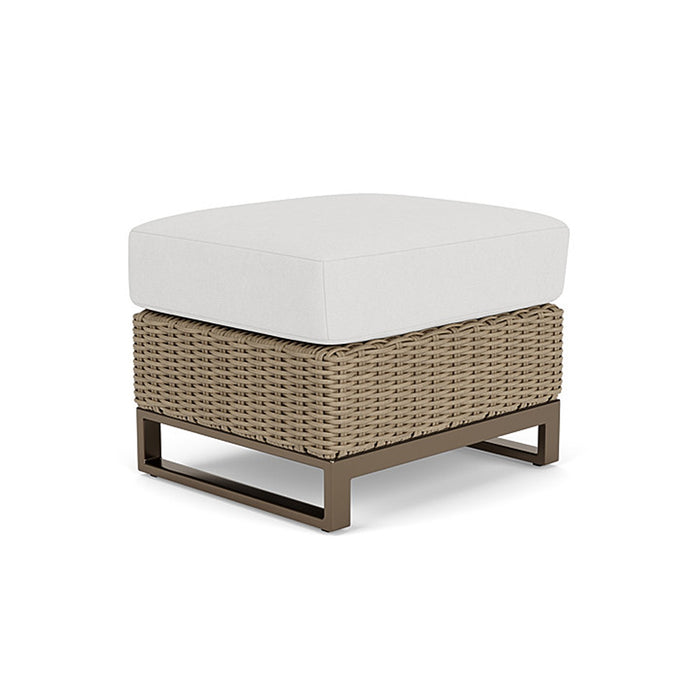 Lloyd Flanders Milan Ottoman in Brushwood Finish