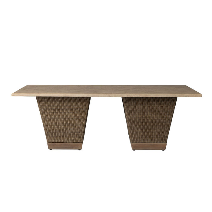 Lloyd Flanders Charisma 86" Rectangular Dining Table in Brindle Finish