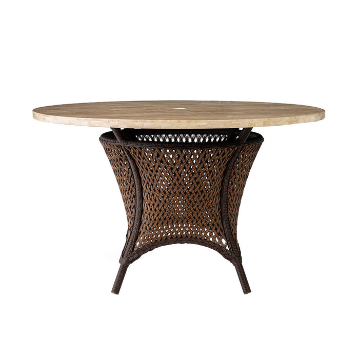 Grand Traverse 48" Round Umbrella Dining Table